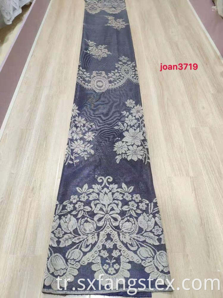 Shaoxing Cheap Lace Warp Mesh Knitting Curtain Fabric 1